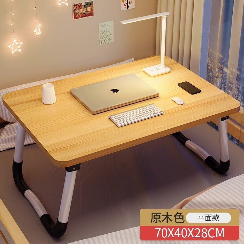 Small table on the bed, foldable computer desk, for home bedroom bay window desk, dormitory student dormitory lazy study table