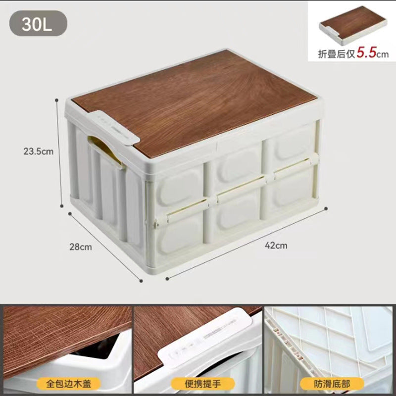 Spot free shipping repurchase outdoor camping outing car trunk multi-functional finishing box car bedside storage