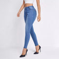 Pre-sale #ready stock-15607#  cross-border women's ins versatile fashionable tight stretch skinny jeans