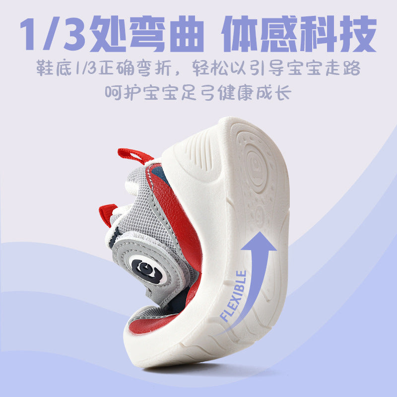 Toddler shoes for boys, spring and autumn, 0-1-2 years old, soft sole infant shoes, children's shoes, infant and toddler shoes for girls