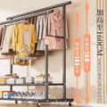 Simple coat rack, movable clothes drying rack, floor-standing indoor room, multi-functional clothes rack, accessible luxuryfor home bedroom