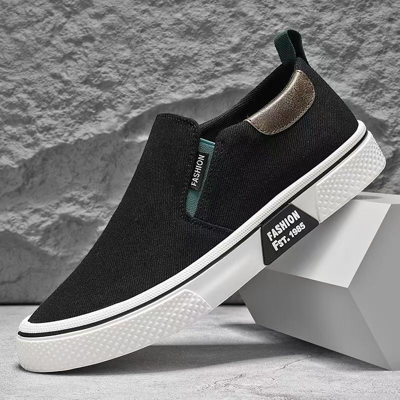Men's canvas shoes - 2026 summer casual new arrivals: soft-soled, breathable, lightweight slip-ons - versatile and stylish