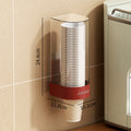 Disposable cup dispenser wall-mounted storage rack bar water dispenser water cup storage box paper cup holder cup holder