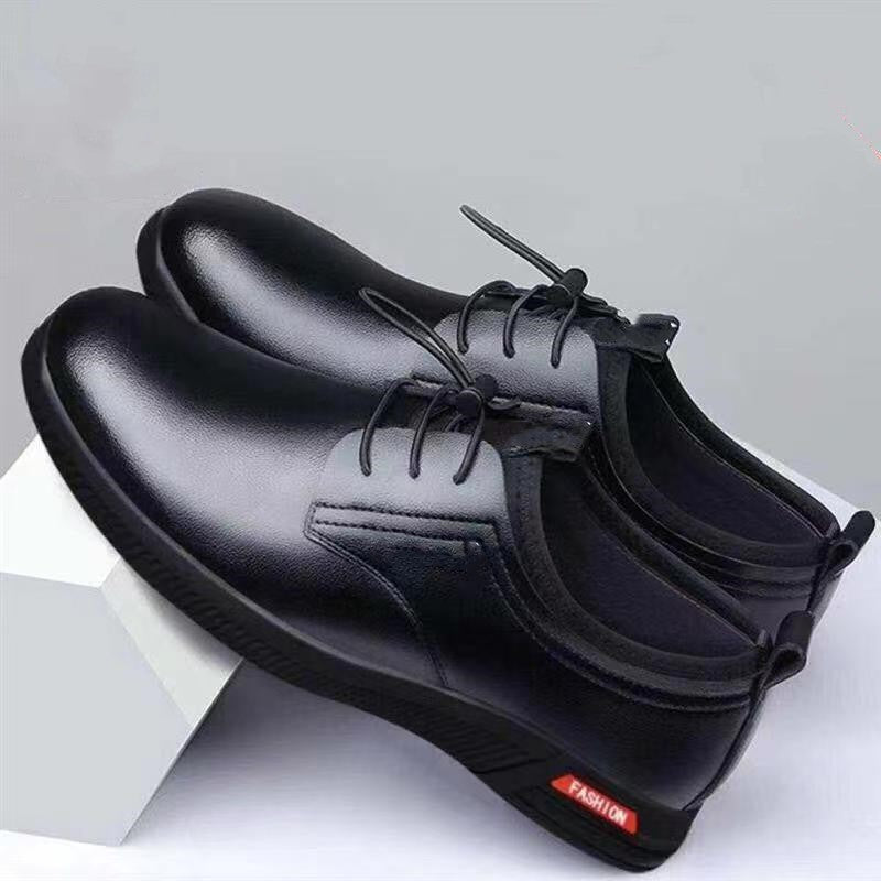 New arrival business formal leather shoes men's casual wedding groom british heightening summer breathable youth pointed toe men's shoes