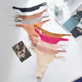 exclusive low-waist seamless sexy thin strap underwear for women one-piece ice silk comfortable breathable quick-drying underwear sports