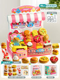 Kidsassemble cake ice cream burger dessert supermarket shelf voice cash register girl artificial play house toy
