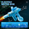 Colorful uzi electric water gun blue (english color box)