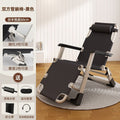 Folding recliner summer folding chair lunch break recliner accompanying folding chair office backrest for home foldable bed