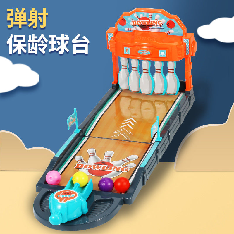 large bowling single board game toy kids ejection kindergarten interactive gift focus training puzzle