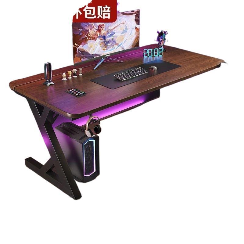 Titanium halberd s3 computer desk - gaming desk - carbon fiber - home bedroom - clip-on mechanical arm - two-section split desktop computer desk