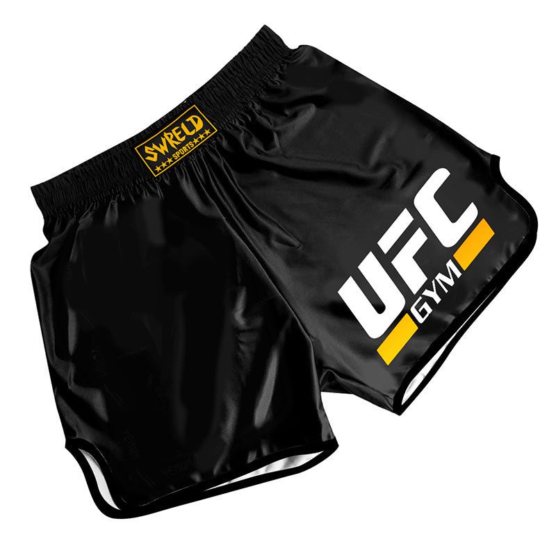 MMA Boxing Training Anti-Wear Fighting Pants UFC Mixed Fighting Muay Thai Shorts Running Fitness Cycling Fighting
