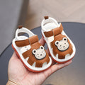 Summer infant toddler shoes, boys' and girls' squeaky shoes, tendon sole sandals, closed-toe baby shoes, soft sole non-slip children's shoes