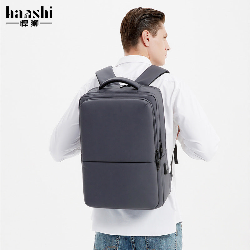 Business Men's Backpack High Sense Casual Fashion Women's Backpack Commuter Waterproof Computer Bag Travel Backpack School Bag