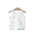 Baby vest summer strawberry ultra-thin style kids baby girl boy mesh sleeveless breathable undershirt belly protector
