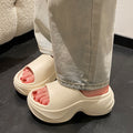 8cm thick sole slippers women popular super popular summer outwearfashioneasiest for matchins cool slippers women non-slip deodorizing filter stepping on shit feeling