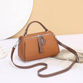 Small bag 2024 new women's fashion versatile phone bag handbag boston genuine leather women's bag chic crossbody bag