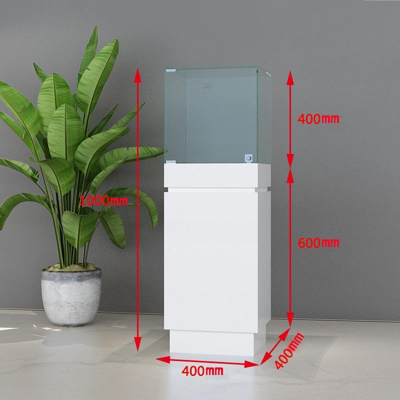 Jewelry Exhibition Counter Museum Glass Display Cabinet Jade Cultural Relics Display Stand Commercial Sample Display Cabinet