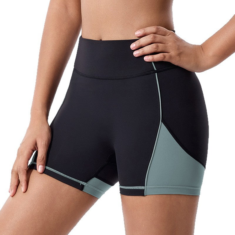 Fashionnew arrivalnude yoga shorts without awkward linessexy fitness pants tummy control butt lift tight high waist sports pants