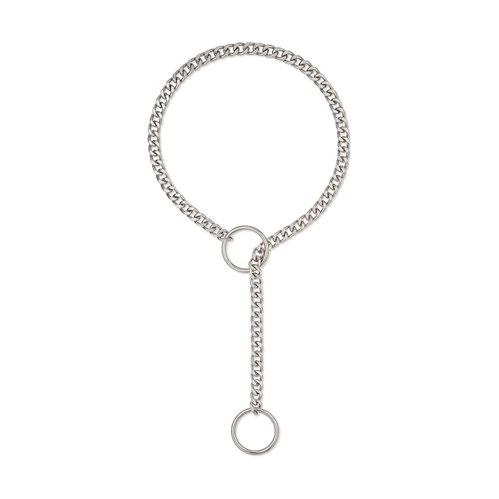 Amazon wide light luxury style y-ring slider chain stainless steel necklace handmade punk cuban chain necklace