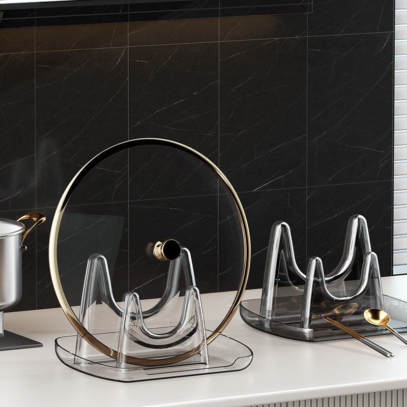 Pot lid rack kitchen spatula spoon chopsticks sticky cutting board knife holder kitchen multi-functional storage rack