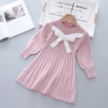 Girls' knitted sweater dress - spring/autumn new arrival - fresh & sweet princess style
