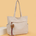 Corduroy large capacity women's bag new arrivalfashioneasiest for matchsatchel bag work clothing bag casual shoulder bag tote bag