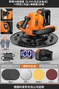 Cordless handheld wall finishing machine - lithium battery powered concrete polisher for cement mortar and electric wall grinding