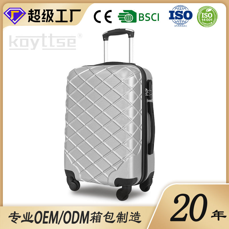 Cross-border dedicated ABS trolley case, business travel universal wheel boarding case 12-32 inch multi-piece password box, spot
