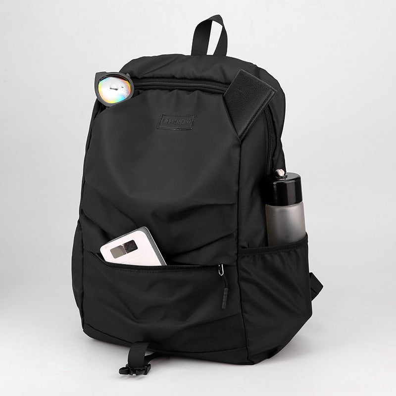 New casual backpack men's simple travel backpack waterproof and lightweight outdoor  street trend computer bag