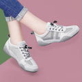 Mesh breathable hollow-out white sneakers for women, 2025 summer new arrival, versatile casual shoes for students, fashionable athletic skate shoes
