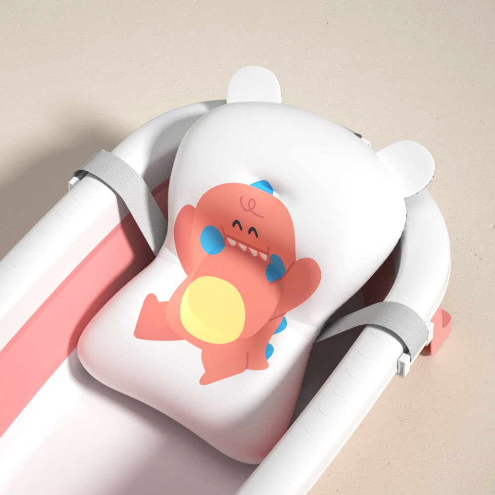 Baby bathtub foldable infant bath tub large size for toddlers, sit and lie down, home use, newborn and children's supplies