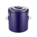 Stainless steel commercial insulation bucket large capacity special milk tea soy milk rice bucket for stall household storage sealed bucket
