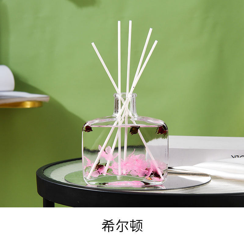 100ml preserved flower flameless reed diffuser - hotel-grade fragrance, home air freshener, and odor eliminator for bathrooms