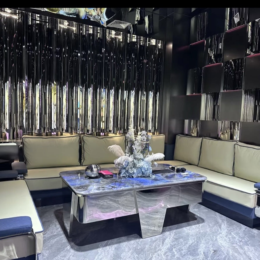 Customized bar ktv special luminous coffee table light luxury night club box party room booth ktv coffee table customization