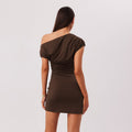European and american women's clothing  spring/summer new fashion casual sleeveless cutout bodycon mini dress - wholesale for export