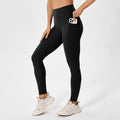 eco-friendly recycled fabric yoga pants - women's high-waisted butt-lifting running fitness leggings - yoga outdoor sports trousers