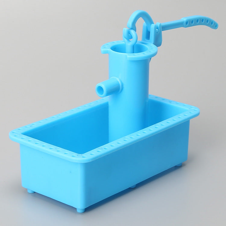 Small-scale production of handmade pressurized wells, experimental materials including pressurized wells, self-made pumps, educational equipment for primary school students