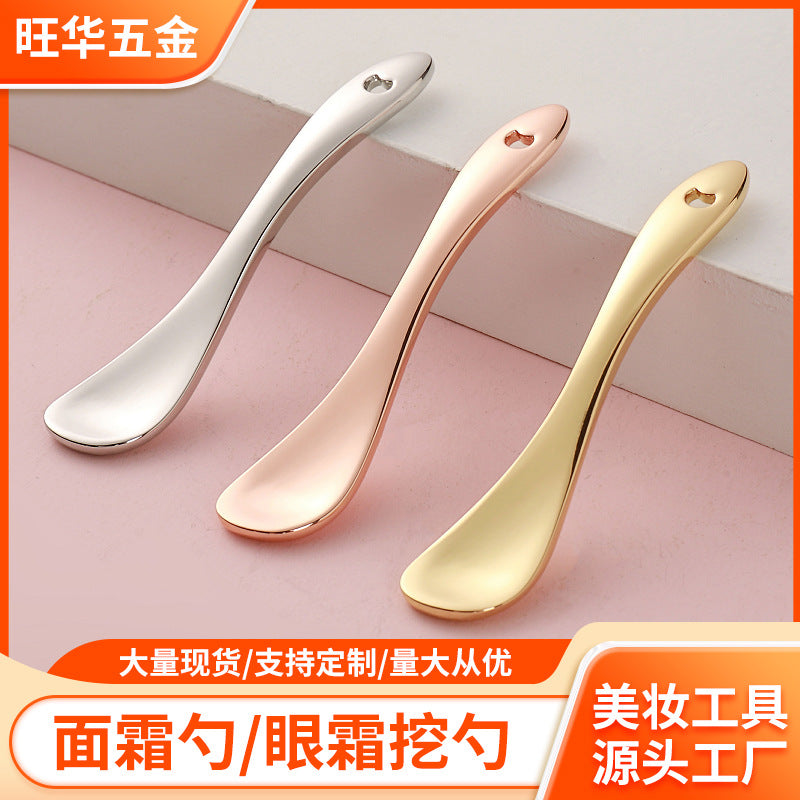 Zinc alloy eye cream mask spoon beauty skin care tool cosmetics dispensing spoon eye cream application pick stick digging spoon