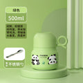 New arrivalcute panda peripheral stew beaker student office worker portable stew kettle good-looking gift cup with spoon