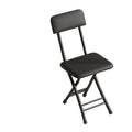 Foldable recliner foldable stool for home recliner lunch break foldable chair with backrest portable rental high round stool recliner