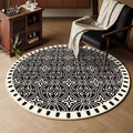 retro round for home living room sofa coffee table carpet imitation cashmere hanging basket foot mat persian bedroom bedside blanket