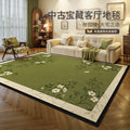 Carpet living room green new arrival medieval style stain-resistant waterproof floor mat no-wash and wipeable classy bedroom bedside floor mat