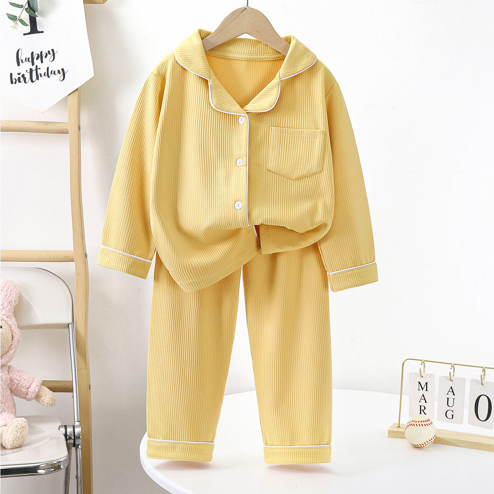 Derong heattechsuit double-sided couple pajamas women's thickened winter men's lapel home clothes pajamas suit