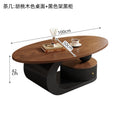 Medieval style wooden coffee table wabi-sabi style frenchretrofor home living room small apartment designer classy sense tea table