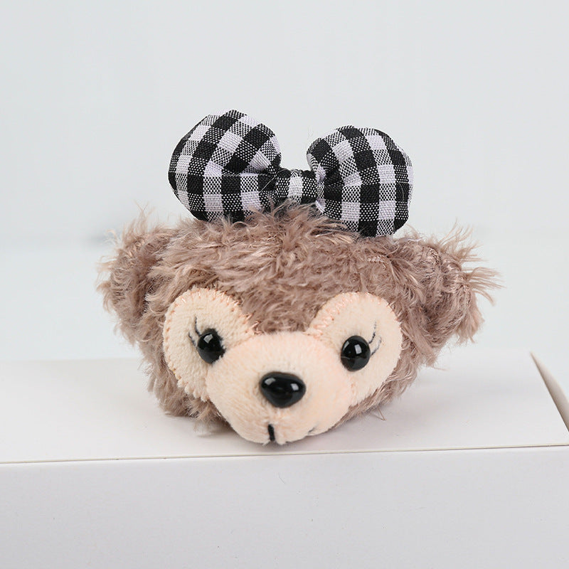 Cute duffy bear head & shelliemay plush toy charms - diy shoe accessories, bag decorations, wholesale