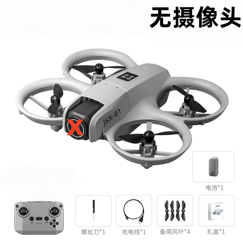 Drone industry high-altitude small quadcopter anti-collision aircraft remote control airplane - beginner toy for elementary school students