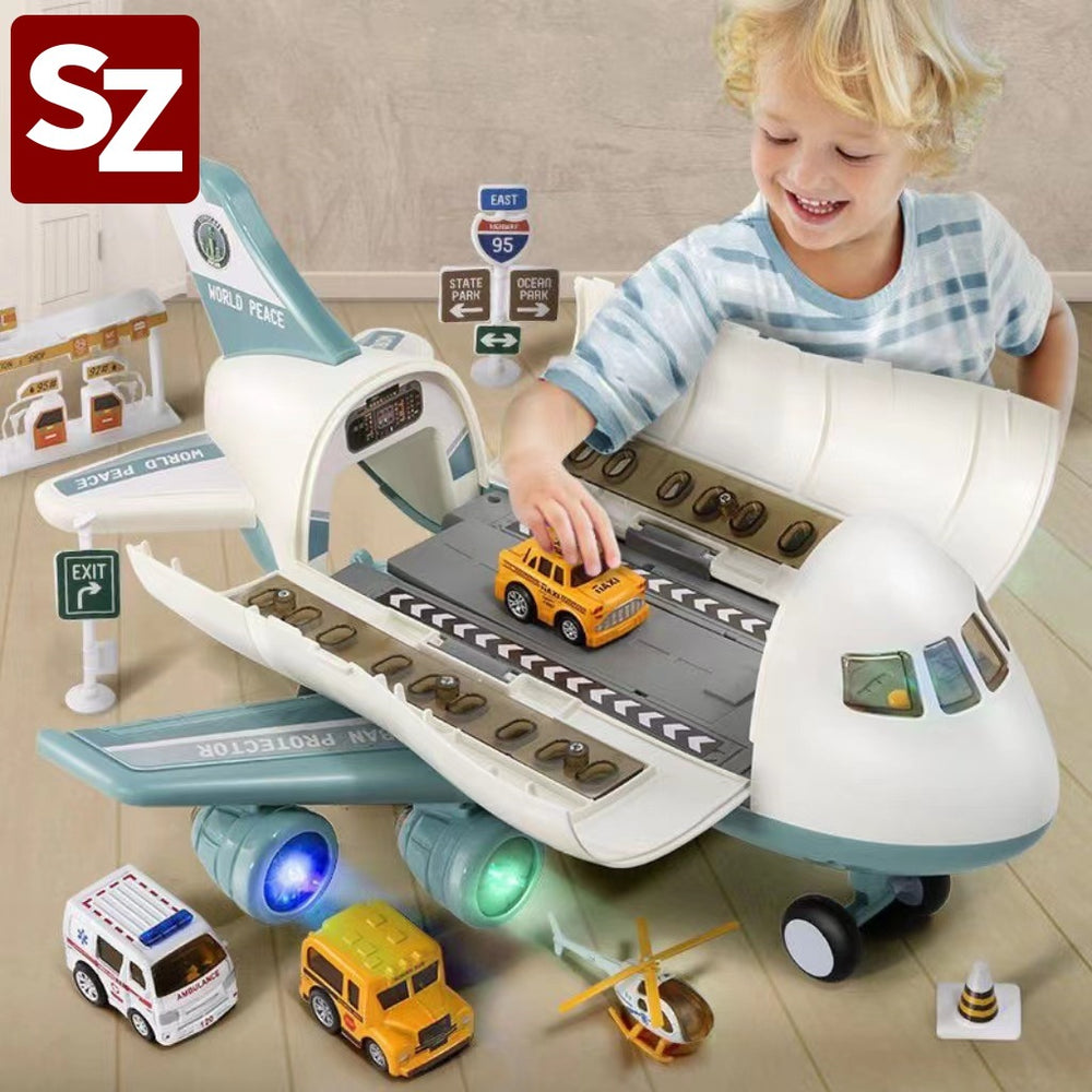 Kids' airplane toy model - popular, durable, transformable jumbo jet - ages 5-7 - perfect for boys and girls
