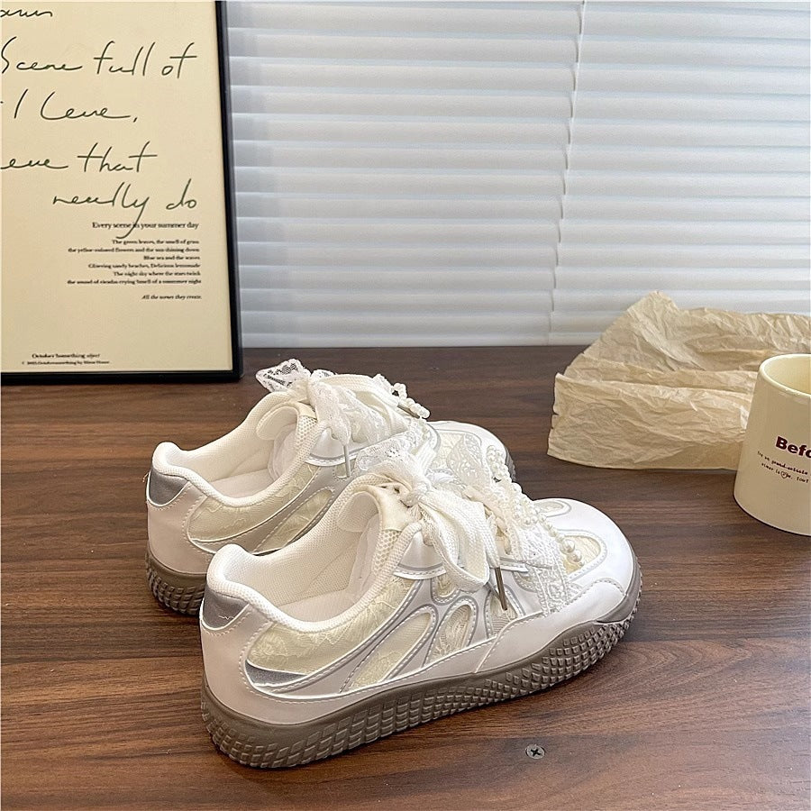2026 new platform german army trainers (gats) - student style, trendy, versatile white sneakers with front lace-up - wholesale sports & casual shoes