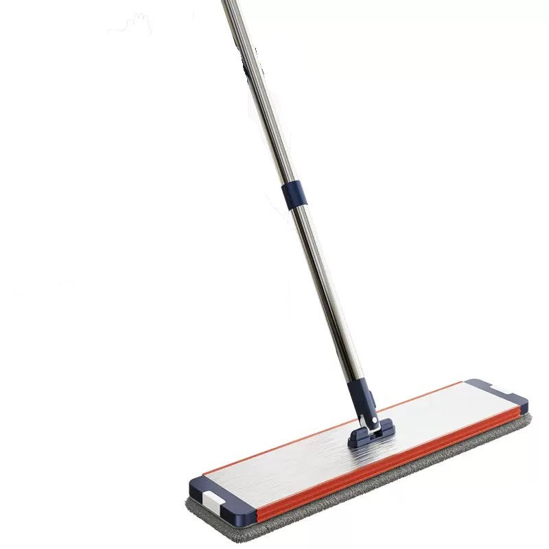 new hands-free flat mop with scraper – the ultimate one-touch cleaning solution for home use, featuring wet & dry separation for effortless mopping