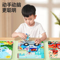 Magnetic puzzle for kids, ages 2-3, educational toy for 6-year-olds, magnetic toy for baby girls and boys, ages 2-3, magnetic attraction toy